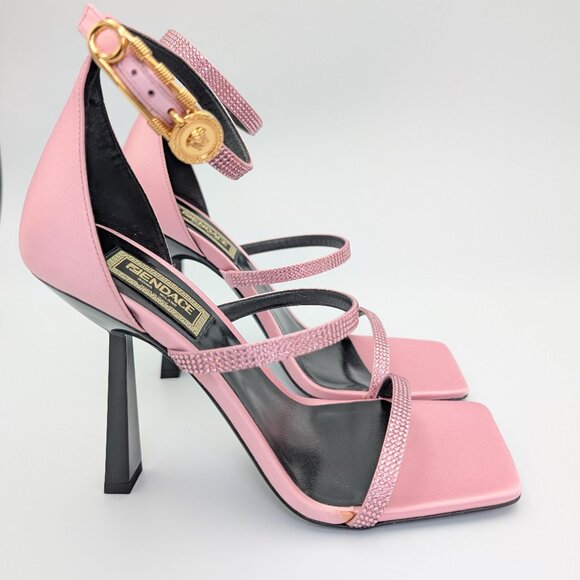 Fendace Pink Crystal Sandals - Picture 3 of 6